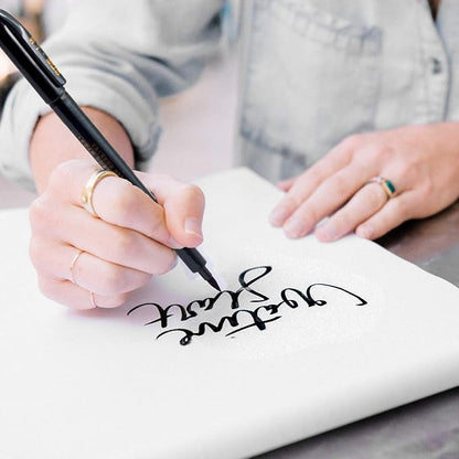 Rilanmit Hand Lettering Pens, Refillable Calligraphy Pens Brush Marker Pens Set - Image 7
