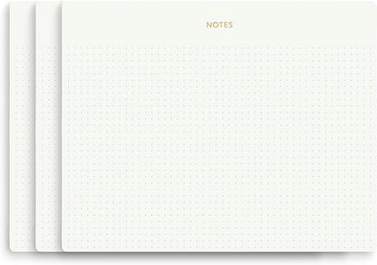 Pinesman - Mouse Pad Notepad for Professionals, 3 Pack, 9.8" x 7.9", 150 Sheets by Pinesman