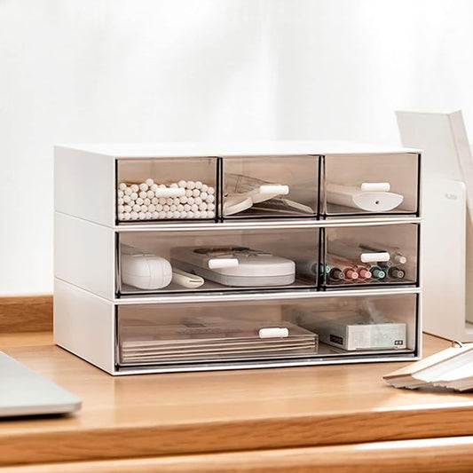 Desk Organizer-3 Tier Stackable Storage Drawers by kulusion