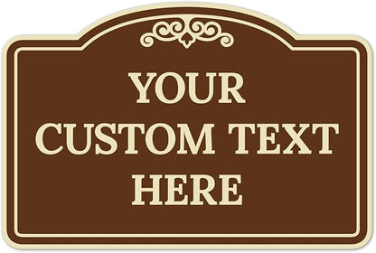 Custom Decorative Sign, Personalized Metal Sign by SigoSigns