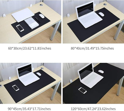 KINGFOM Desk Pad Office Desktop Protecter, PU Leather Desk Mat Blotters - Image 5