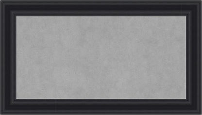 Amanti Art Black Framed Magnetic Board 16x28 Small Vision Board by AmantiArt