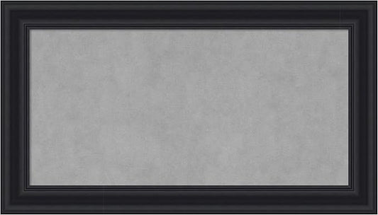 Amanti Art Black Framed Magnetic Board 16x28 Small Vision Board by AmantiArt