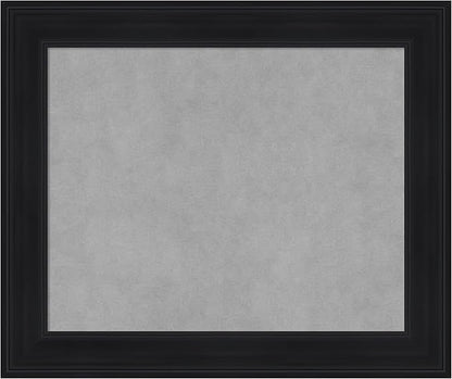 Amanti Art Black Framed Magnetic Board 21x25 Small Vision Board by AmantiArt