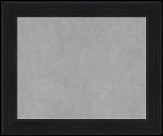 Amanti Art Black Framed Magnetic Board 21x25 Small Vision Board by AmantiArt