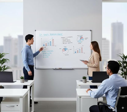 60"x 36" Large Magnetic Whiteboard - Image 2