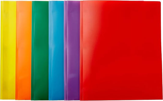 Amazon Basics Heavy Duty Plastic Folders by AmazonBasics