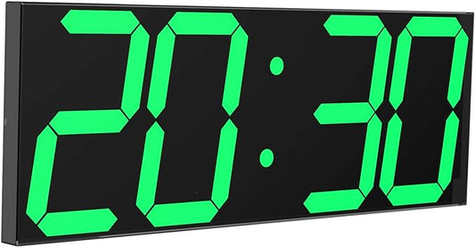 LED Large Digital Wall Clock, Oversize Wall Clock by CHKOSDA