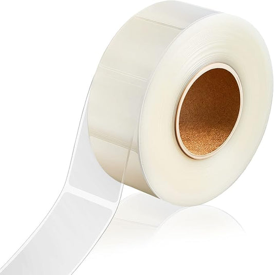 Zonon 500 Pcs Clear Labels Label Protector Clear Stickers Wafer Seals by Zonon
