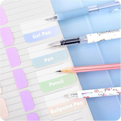 ELII 480 Pcs Morandi Tabs 2 Inch Sticky Index Tabs, Book Tabs Writable and - Image 6