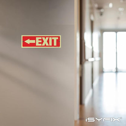 iSYFIX Exit Signs with Directional Left Arrow - Image 5
