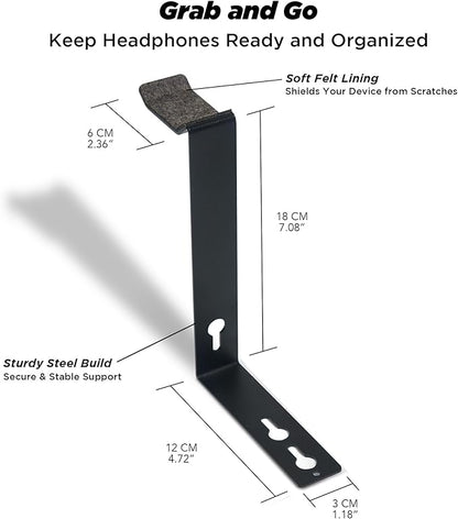 ULTRARM Moodular Add-ons Headphone Stand Black MSA-HS - Image 4