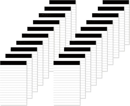 Nichela 20 Pack Small Notepad, 3 x 5 Inch Ultra Quality Note Pads, Server Lined by Nichela