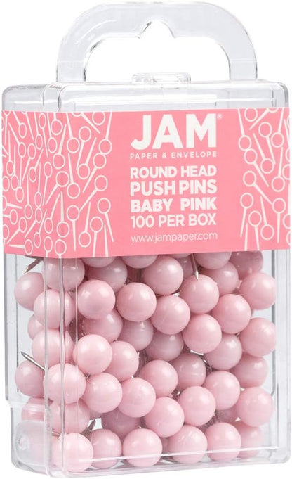 JAM PAPER Colorful Push Pins - Image 2