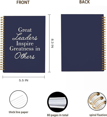 OXW Navy Blue Notebooks for Work, Employee Appreciation Gifts, Leadership Gifts - Image 5