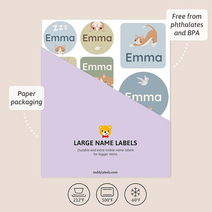Large Name Labels for Kids - Image 3