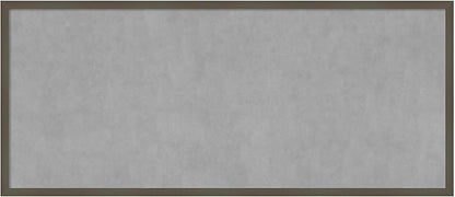 Amanti Art Grey Framed Magnetic Board 21x49 Oversize Vision Board by AmantiArt