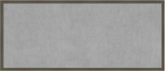 Amanti Art Grey Framed Magnetic Board 21x49 Oversize Vision Board by AmantiArt