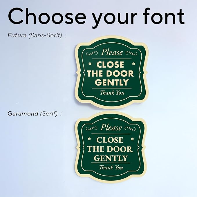 Custom Decorative Outdoor Metal Signs, Personalized Aluminum Driveway Signs - Image 9