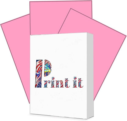 Print It - Vellum Bristol Colored Cardstock Cover Paper, 67 Lb, 8.5" X 11” by Unknown