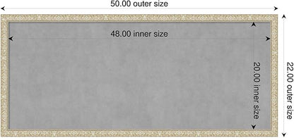 Amanti Art Silver Framed Magnetic Board 22x50 Oversize Vision Board - Image 2