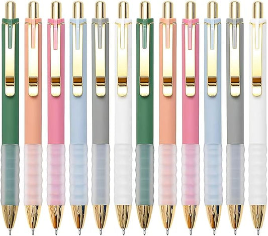 Linbsunne Ballpoint Pens Black Medium Point 1mm by Linbsunne