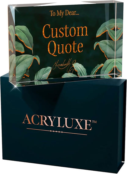 Personalized Gifts, Custom Quote Block Letter Board, Crystal-Clear Acrylic - Image 9