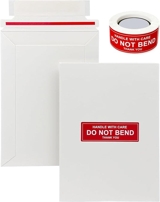 Neehows 100 Pack 5x6.9" Rigid Mailers Cardboard Envelopes, 400GSM Photo Mailers by NeatHouse