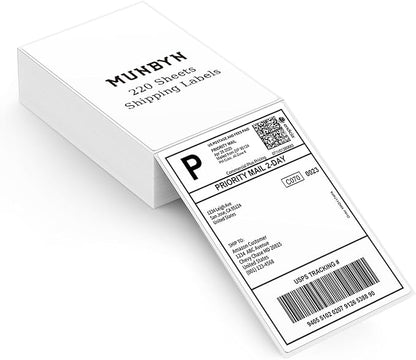 MUNBYN 4"x6" Direct Thermal Shipping Labels, Commercial Grade Permanent by MUNBYN
