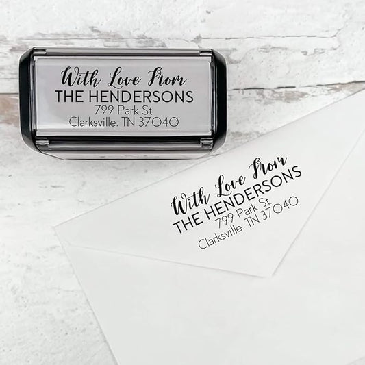 Self Inking Modern Address Stamps | Custom Return Address Stamper by 904Custom