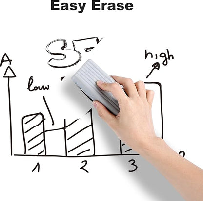 Comix Black Dry Erase Markers, Chisel Tip Whiteboard Markers, 36 Bulk Black - Image 5