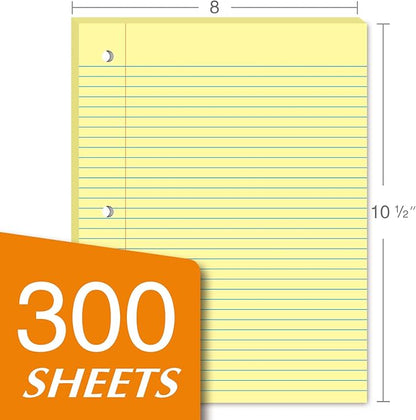 KAISA Loose Leaf Notebook Paper, College Ruled, 300 Sheets Per Lined Paper - Image 2