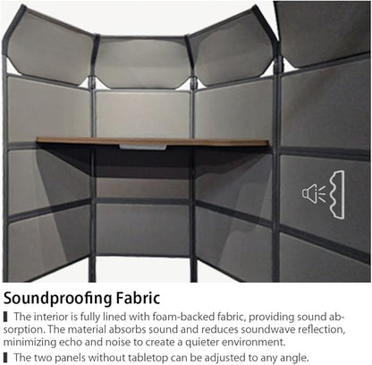 Provour Work Booth, Private Workstation, Room Divider, Office Pod, Acoustic - Image 6