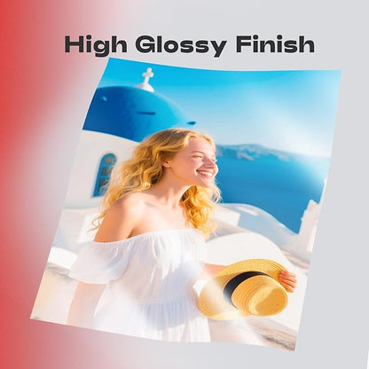 HARTWII Glossy Photo Paper 8.5x11 Inches, 110 Sheets Thin Inkjet Paper - Image 5