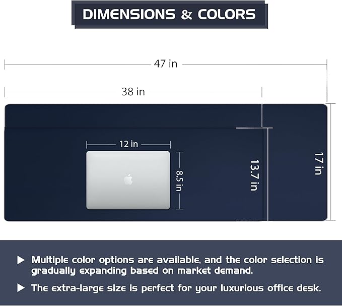 Aothia Leather Desk Pad Protector - Image 3