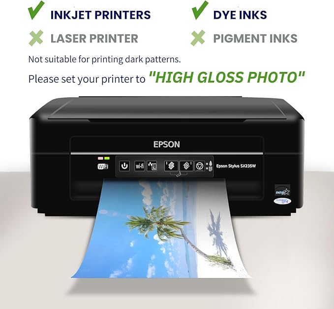 4x6 Photo Paper Double Sided Glossy, Goefun 200 GSM/54 LB Postcard Paper - Image 4