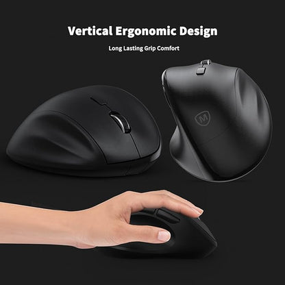 Ergonomic Wireless Mouse with USB Receiver - Image 3