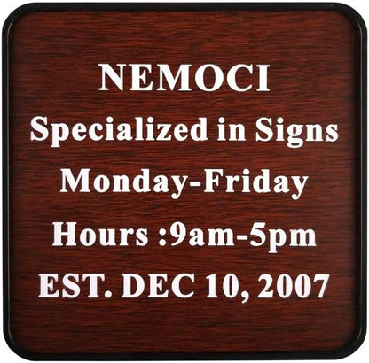 Custom Engraved Door Suite Wall Sign | Office Sign | Personalized Wall Plaque | by Icomecn