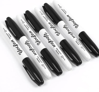 Yocfon Permanent Markers, Fine Tip, Waterproof Markers, Works On Plastic - Image 7