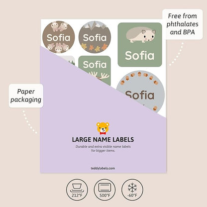 Large Name Labels for Kids - Image 3