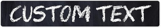 Custom Sign, Custom Street Sign, 11 Font Colors, 13 Font Styles, 4 Hole Options by MySignCenter