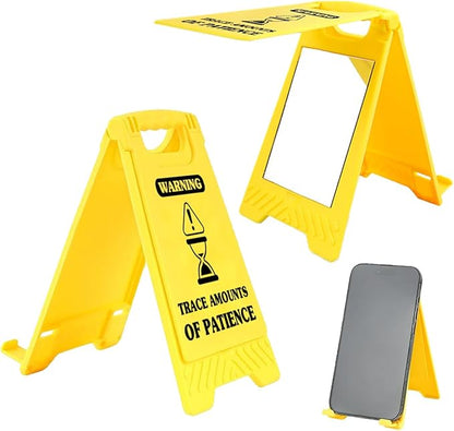 Funny Office Desk Accessories, Office Cubicle Decor, Phone Holder Mirror by Decohim