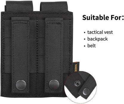 EXCELLENT ELITE SPANKER Molle Single/Double Pistol Mag Pouch Tactical Magazine - Image 5