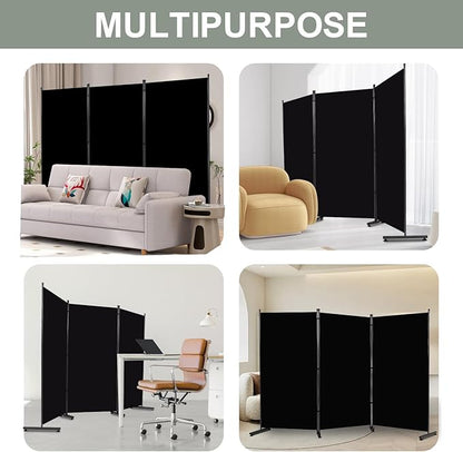 Room Divider 6FT Single Panel Privacy Screen, Portable Room Partitions and - Image 7