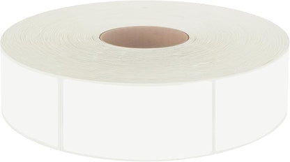 600 PCS White Rectangular Stickers, Blank Write On Labels Self-Adhesive by Stickyourhappymoment