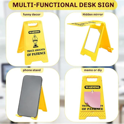 Funny Office Desk Accessories, Office Cubicle Decor, Phone Holder Mirror - Image 3