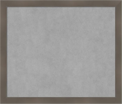 Amanti Art Grey Framed Magnetic Board 22x26 Medium Vision Board by AmantiArt