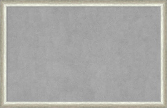 Amanti Art Silver Framed Magnetic Board 22x34 Large Vision Board by AmantiArt