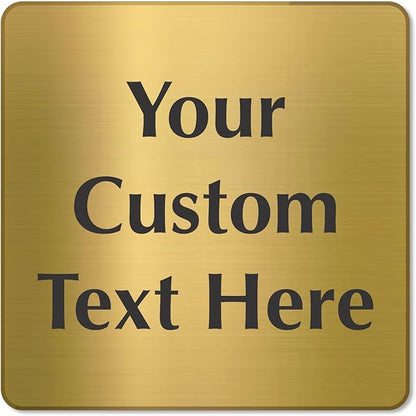SmartSign Custom Brass Sign - Image 6