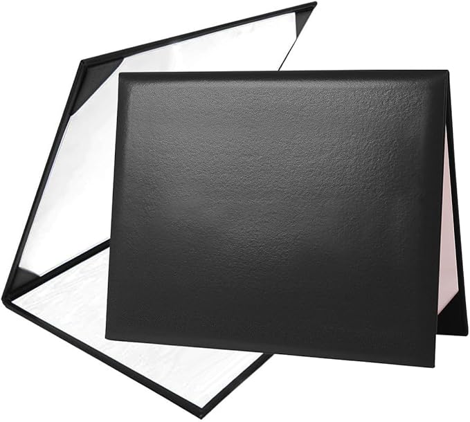 Diploma Cover 8.5” x11” Diploma Holder of Graduation Leatherette Padded by Misscom